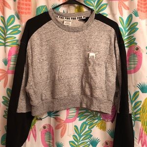 PINK Cropped Sweatshirt